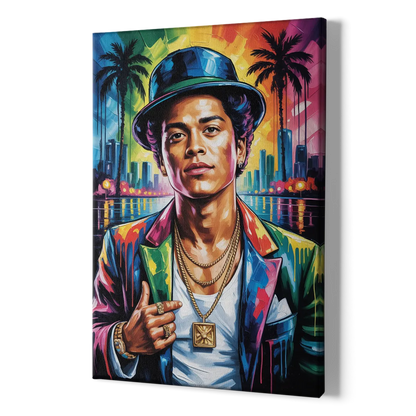 24K Groove - Canvas Print Art Sides