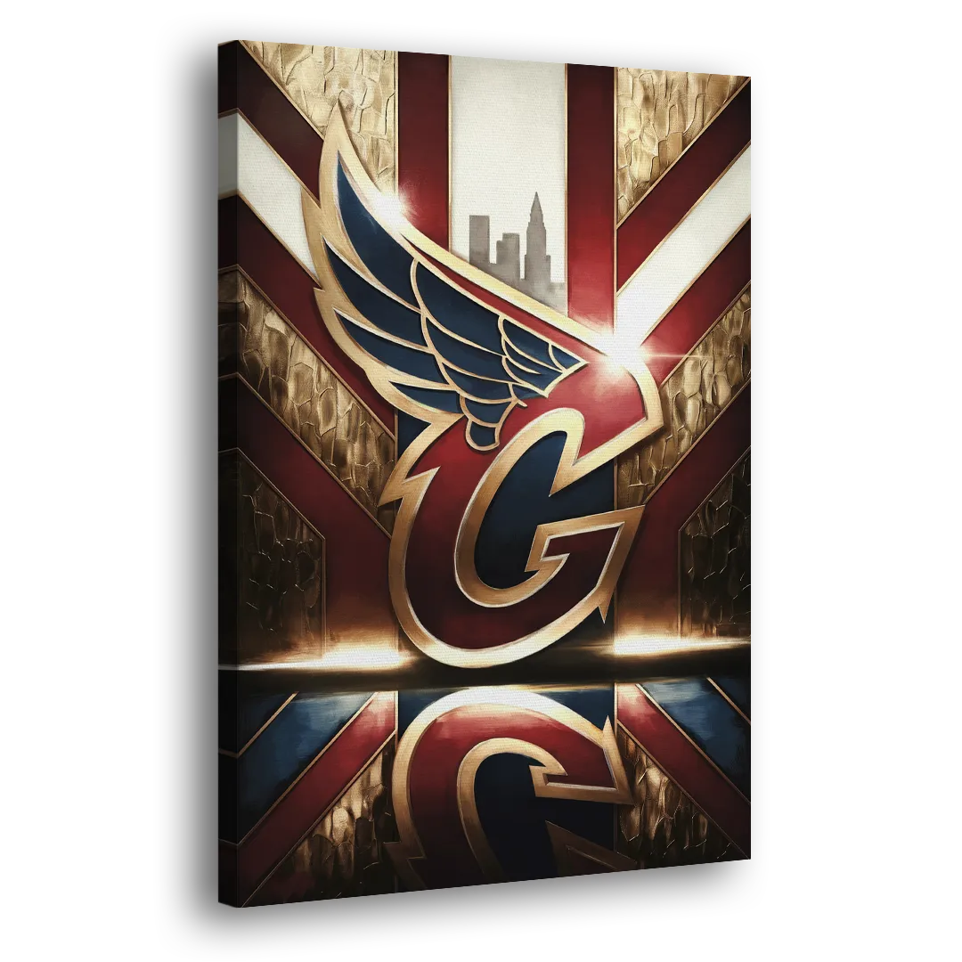 Cleveland Guardians Tribute - Canvas Print Art Sides