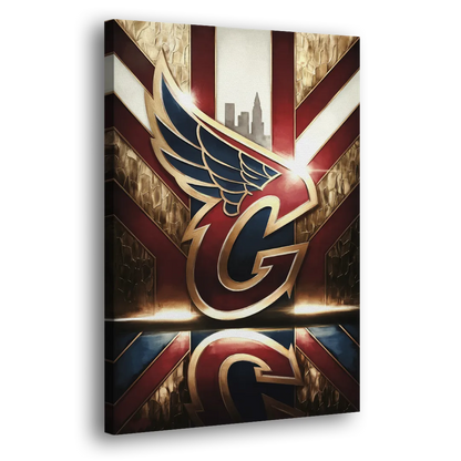 Cleveland Guardians Tribute - Canvas Print Art Sides