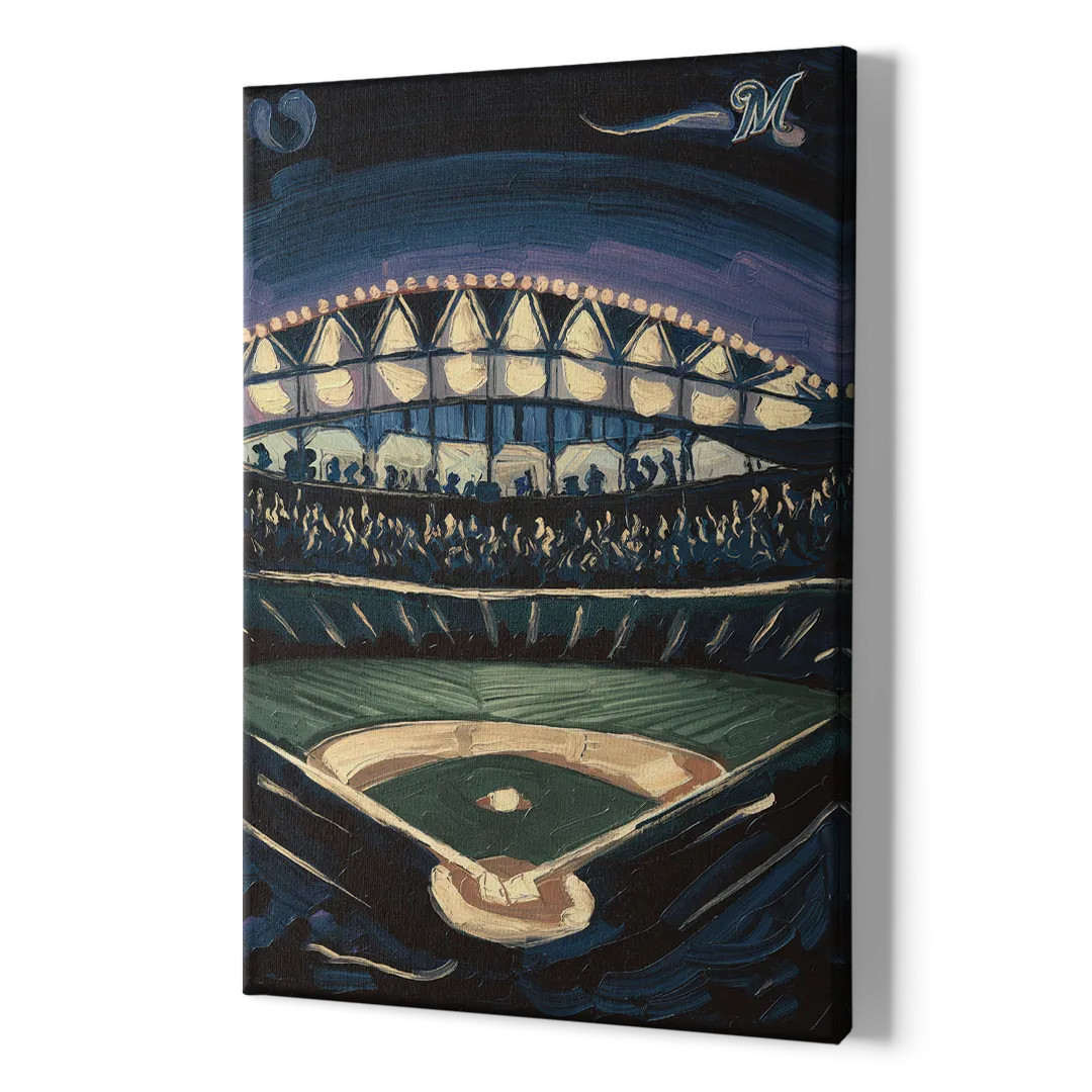 Milwaukee Brewers Celebration - Canvas Print Art Sides
