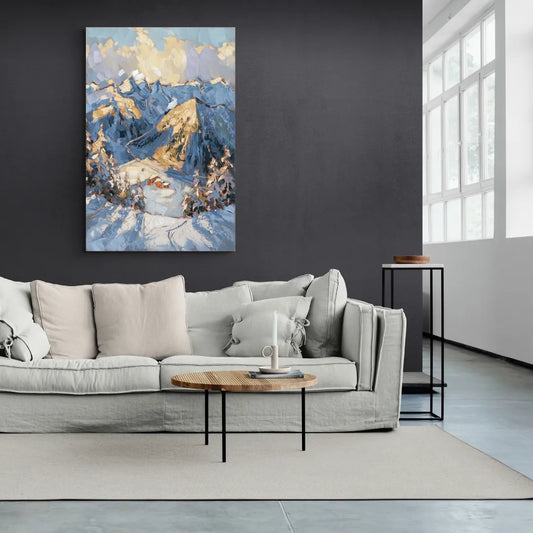 Park City Mountain Views - Canvas Wall Art Living Room