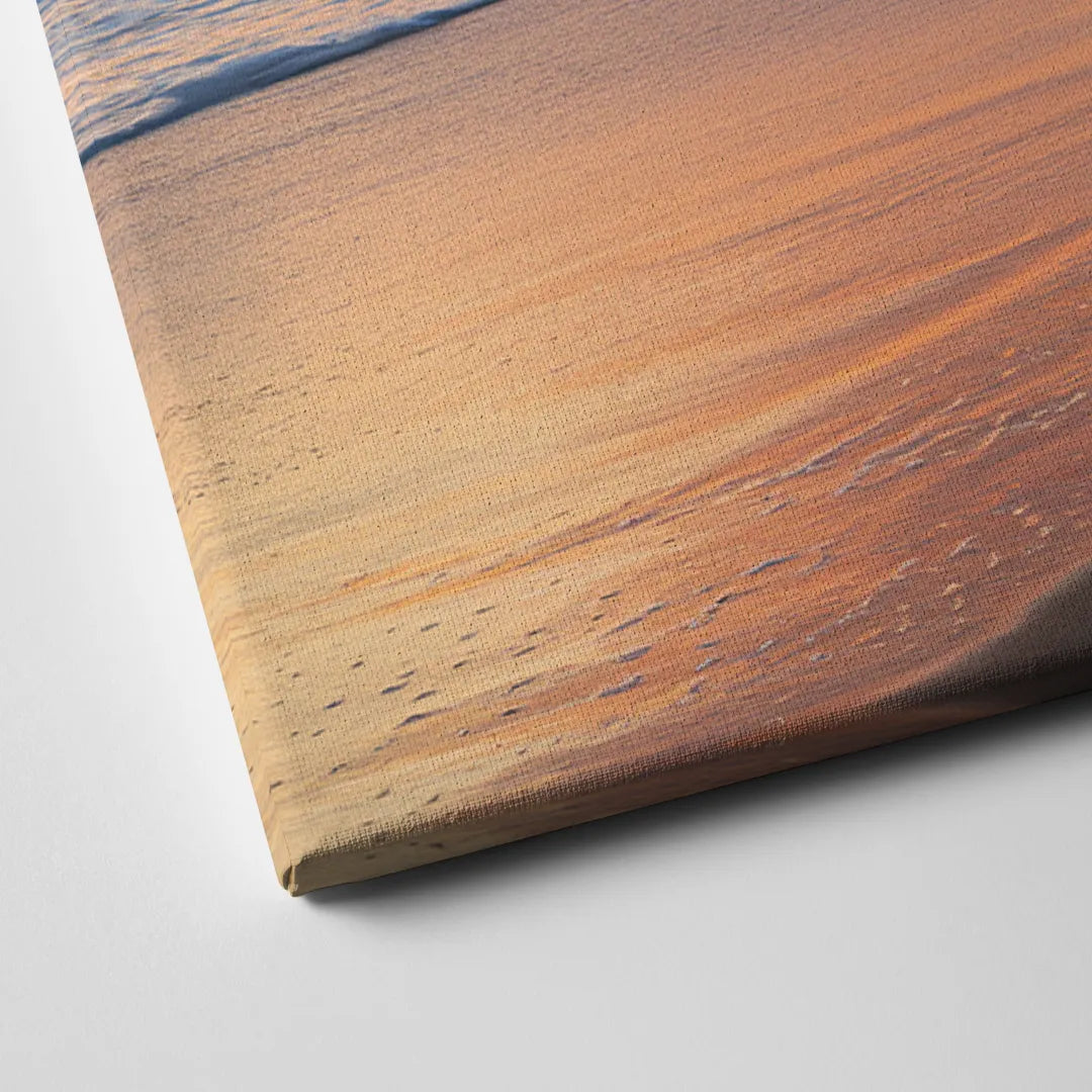 Huntington Beach Golden Hour Canvas Close Up