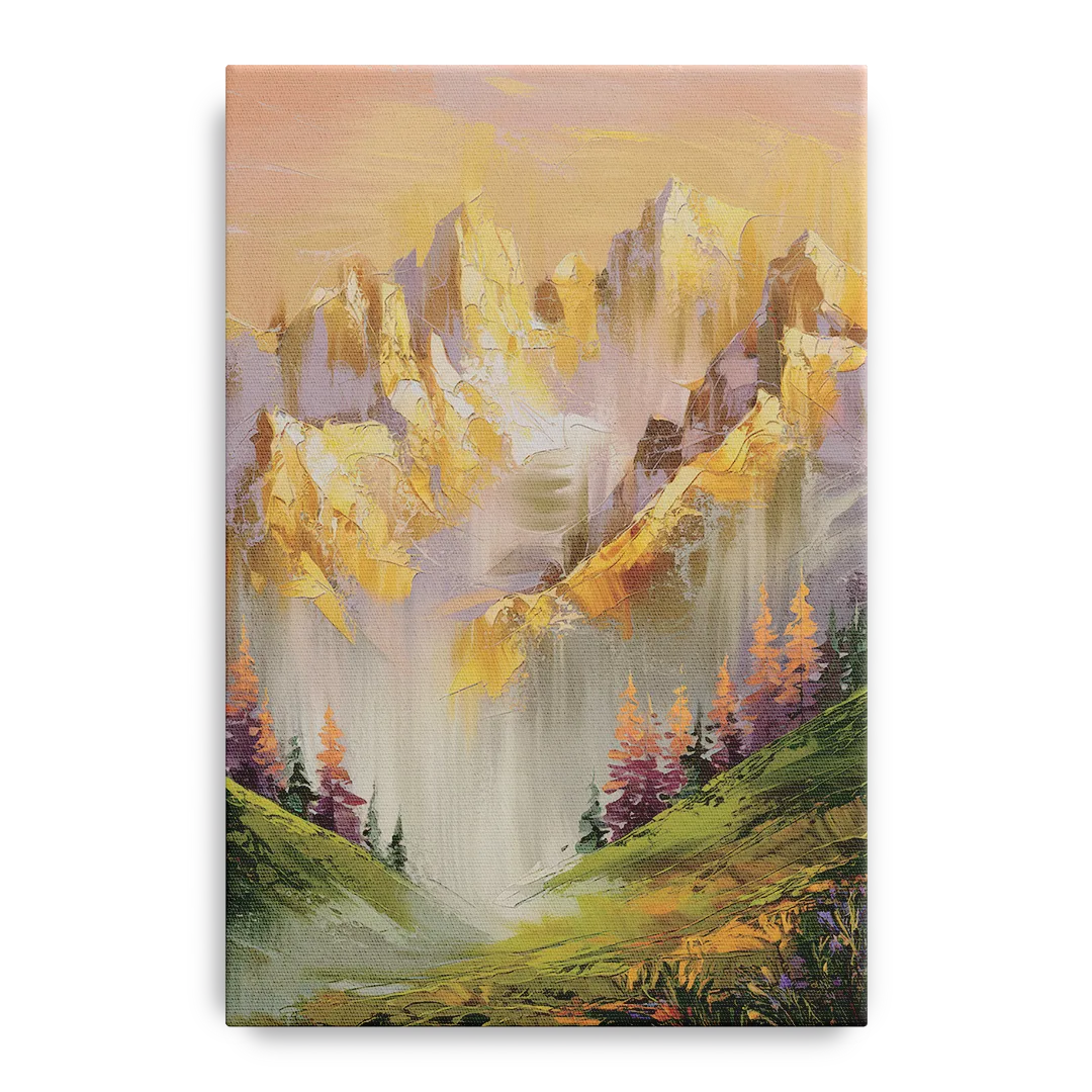 Breckenridge Mountain Sunrise - Canvas Wall Art