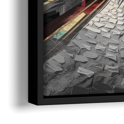 Camden Urban Charm - Close-Up Black Frame Canvas