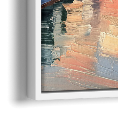 Richmond Downtown Charm - Close-Up White Frame Canvas