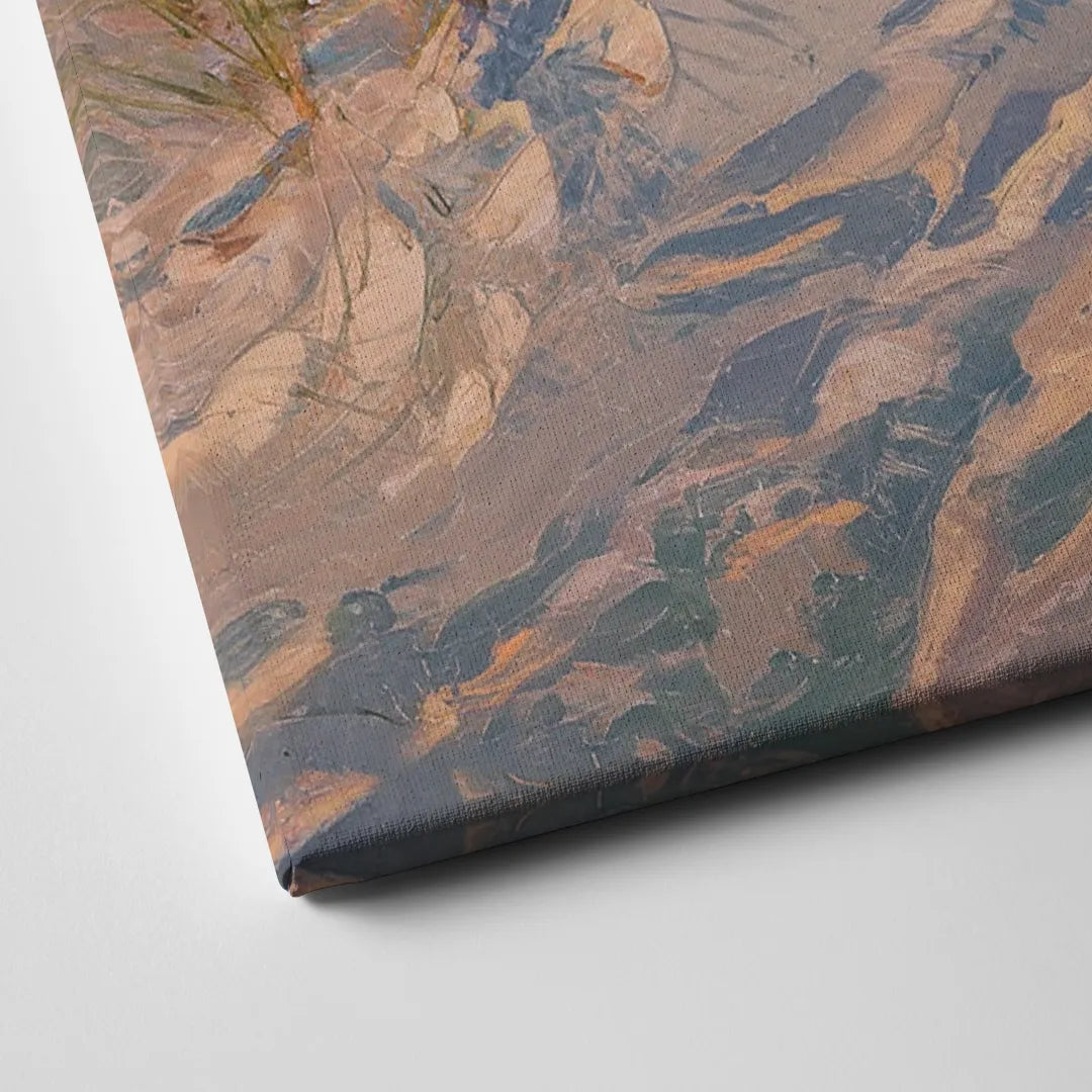 Virginia Beach Oceanfront Serenity Canvas Close Up