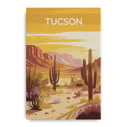 Tucson Mountain Views - Canvas Wall Art