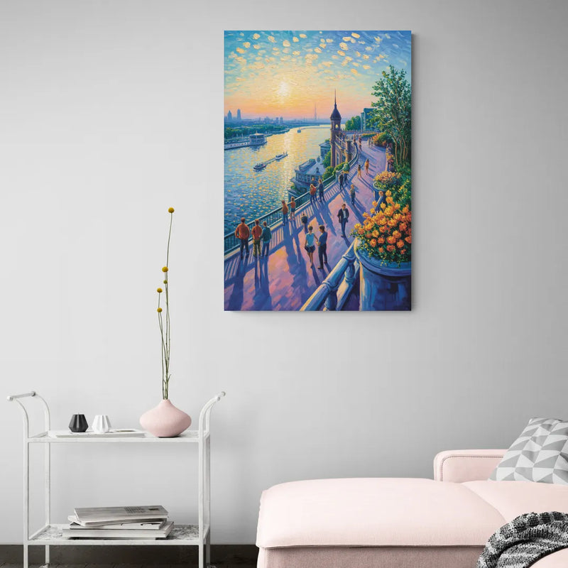 Dufferin Terrace View - Canvas Wall Art Living Room