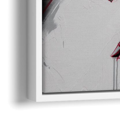 Little Rock Razorbacks Tribute - Close-Up White Frame Canvas