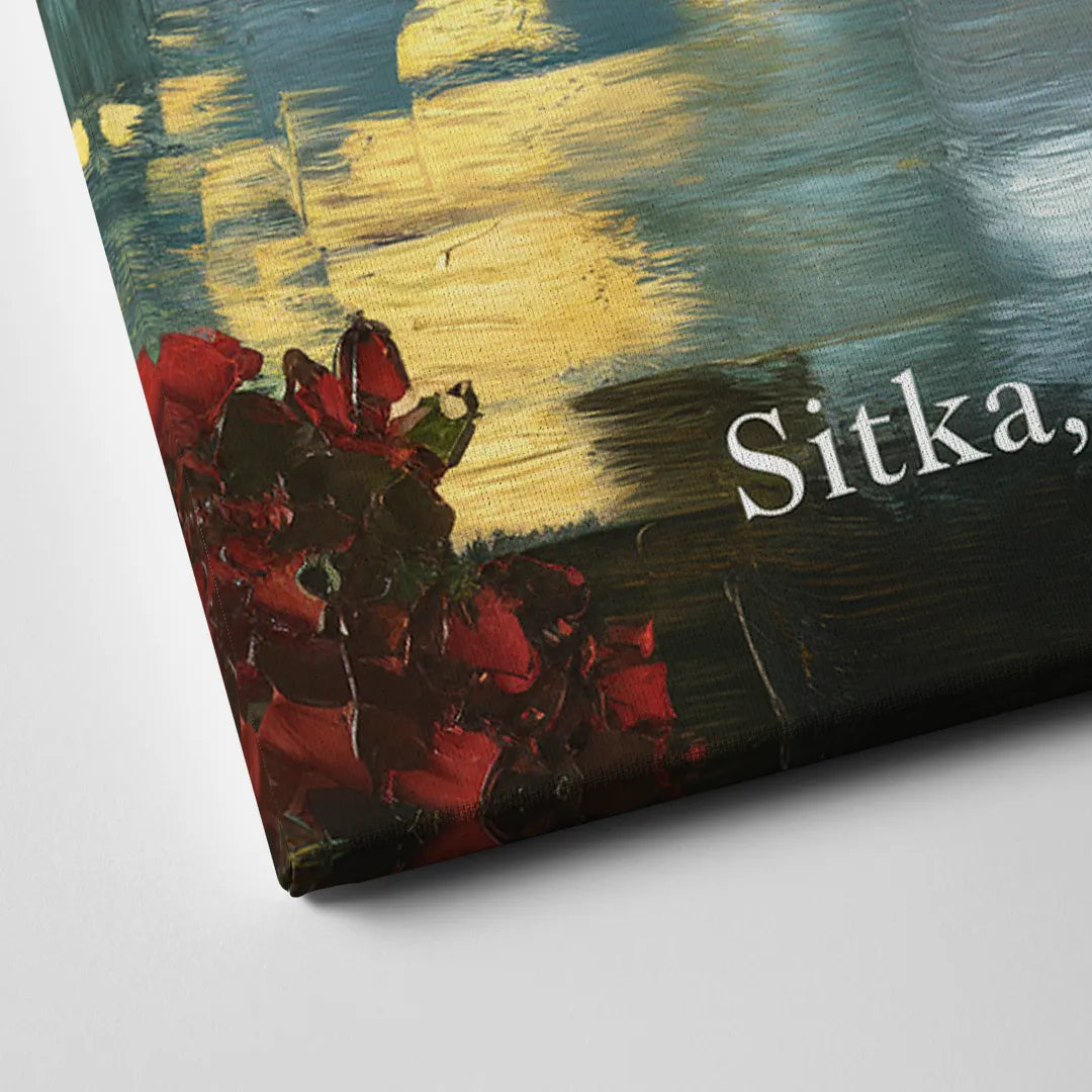 Sitka Scenic Reflections Canvas Close Up