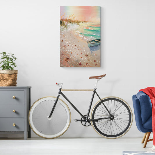 Virginia Beach Nautical Charm - Canvas Wall Art Living Room