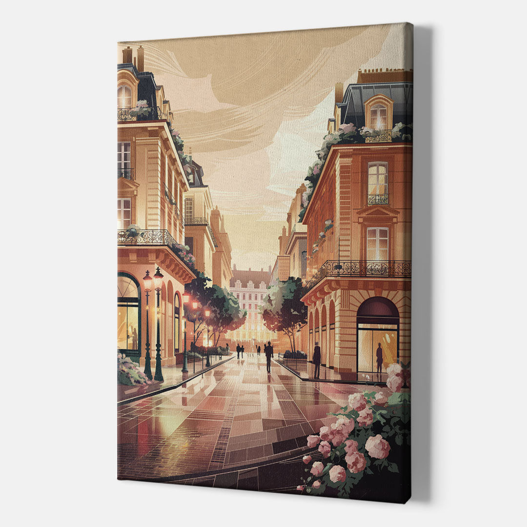 Camden Urban Charm Cityscape - Canvas Wall Art Indoor