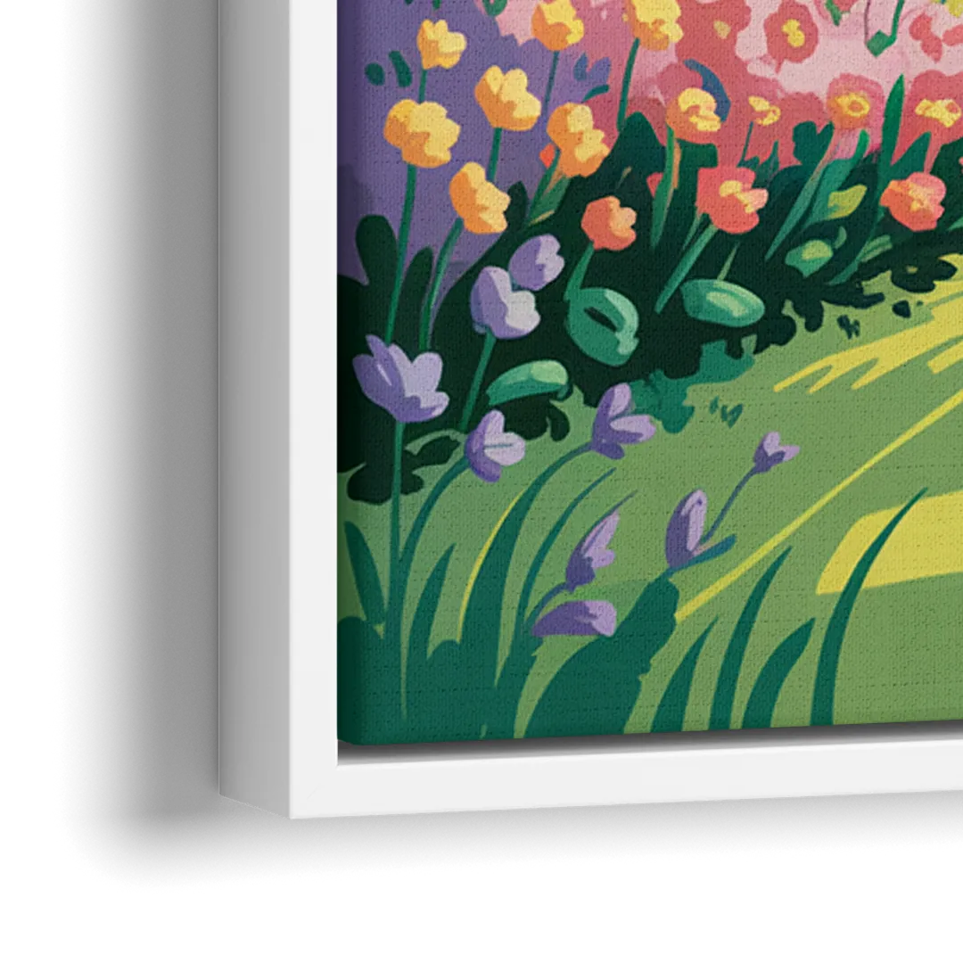 Green Gables Heritage - Close-Up White Frame Canvas