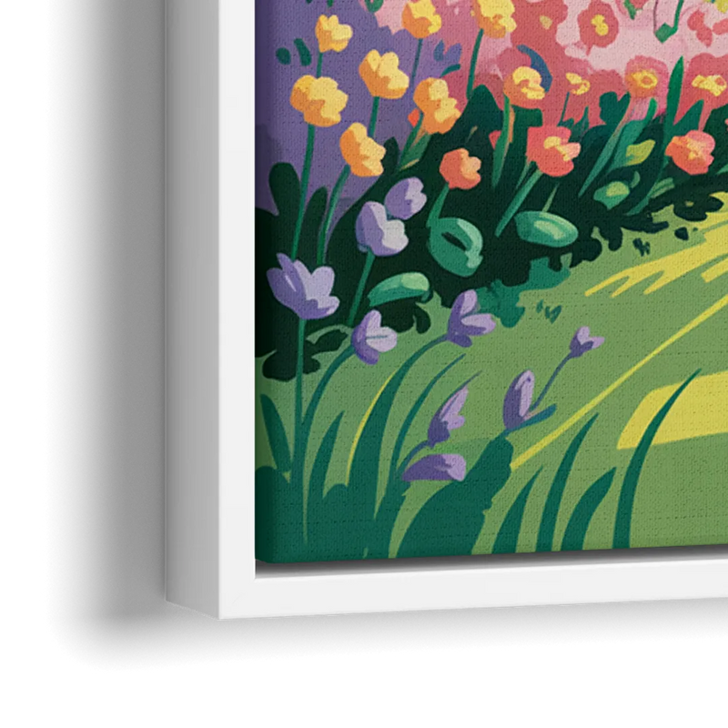 Green Gables Heritage - Close-Up White Frame Canvas