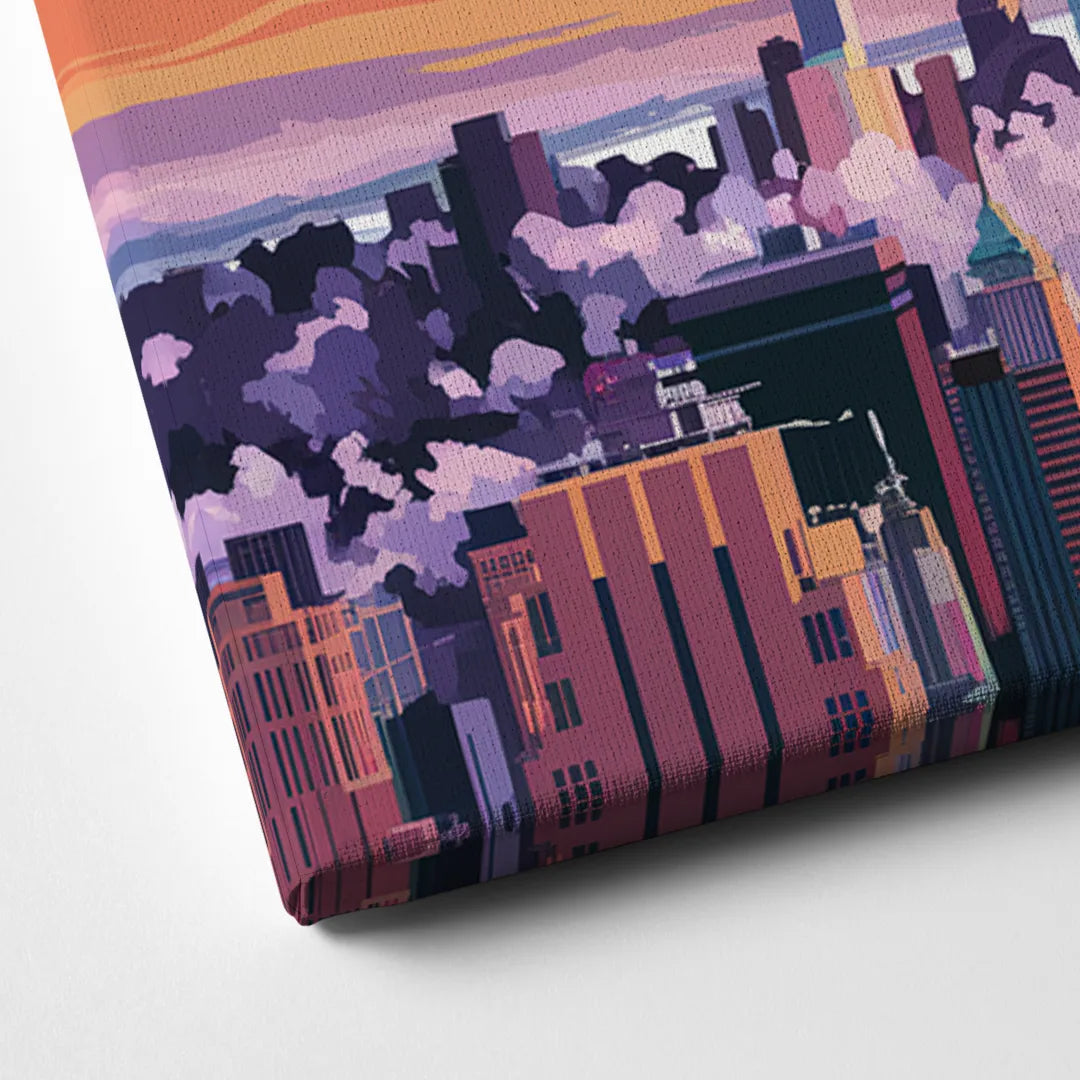 New York City Empire State Building Canvas Close Up