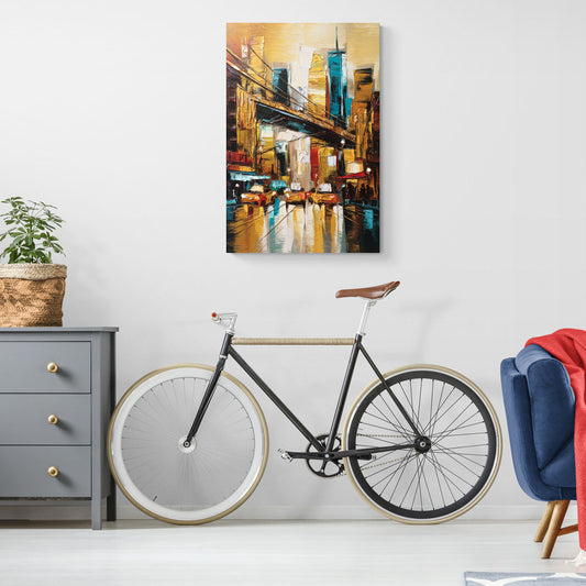 New York City Urban Landscape - Canvas Wall Art Living Room
