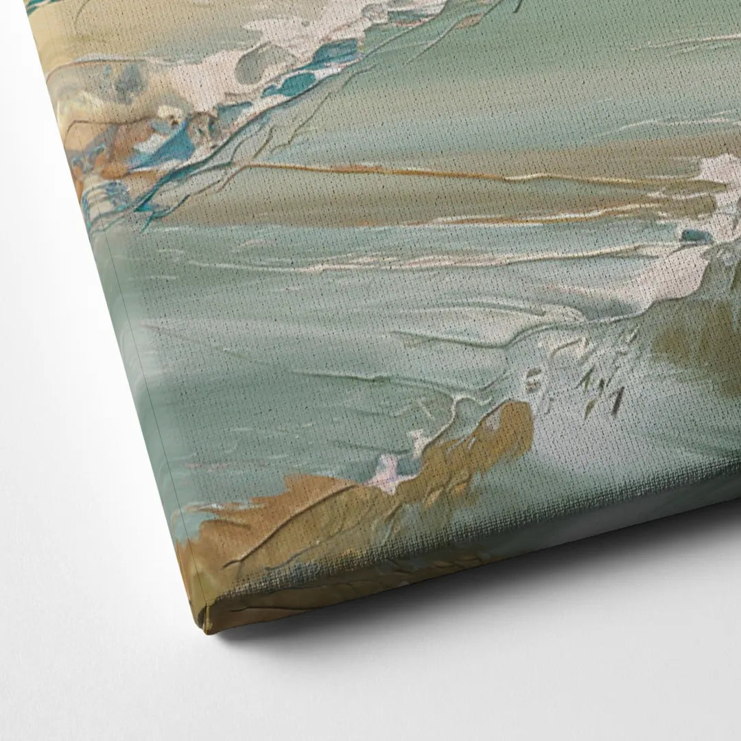 Seaside Shoreline Escape Canvas Close Up