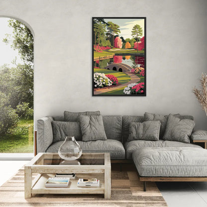 Augusta Golf Heritage Tribute - Living Room Black Frame Canvas