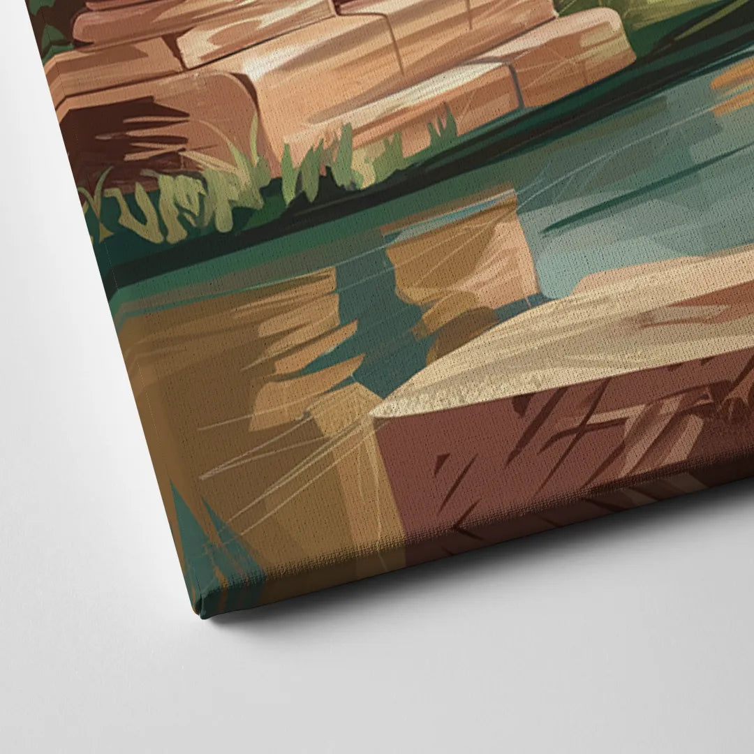Glendale Artistic Heritage Canvas Close Up
