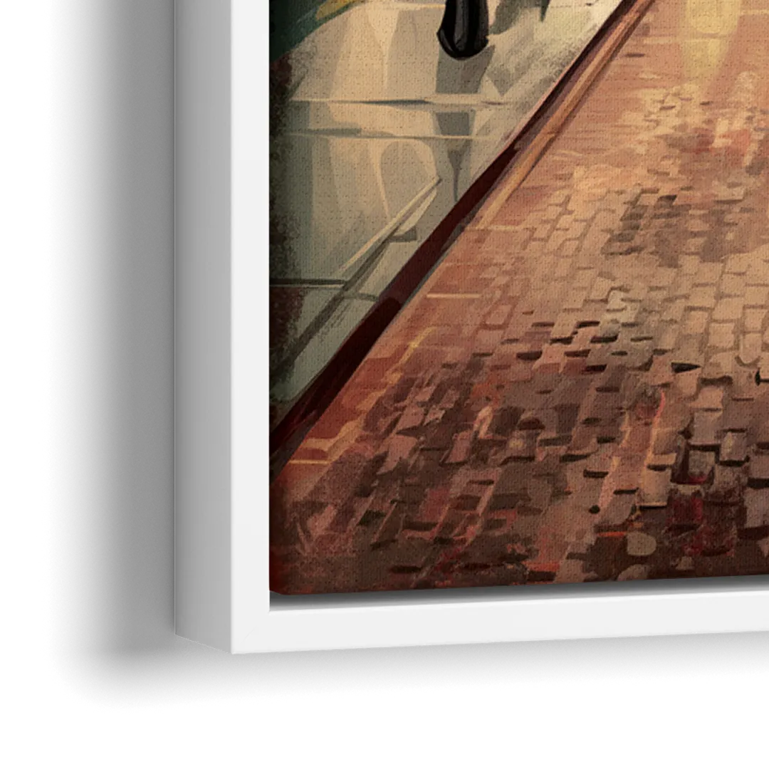 Joseph Historic Downtown - Close-Up White Frame Canvas