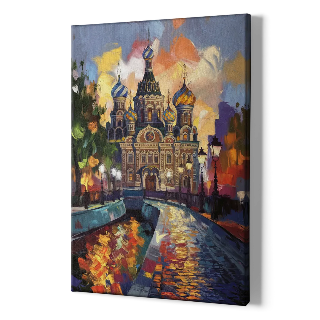 St. Petersburg Historic District - Canvas Print Art Sides