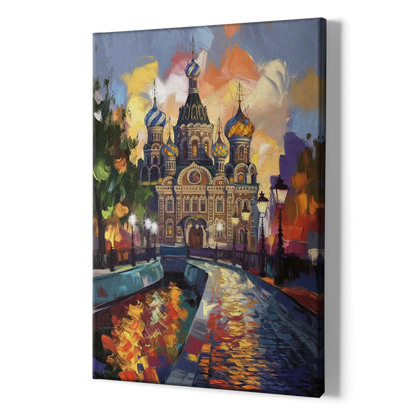 St. Petersburg Historic District - Canvas Print Art Sides