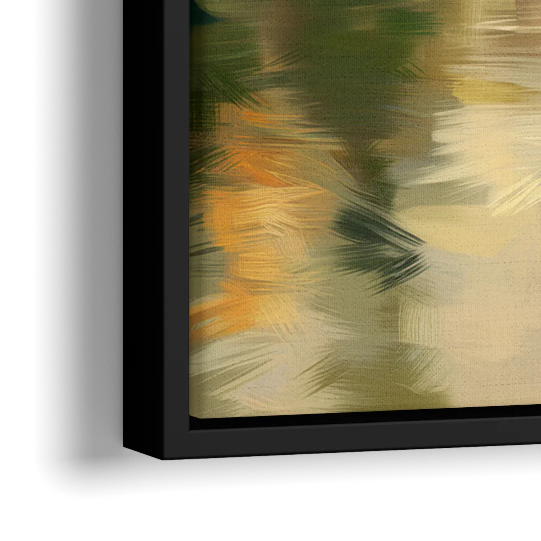 Austin Greenbelt Escape - Close-Up Black Frame Canvas