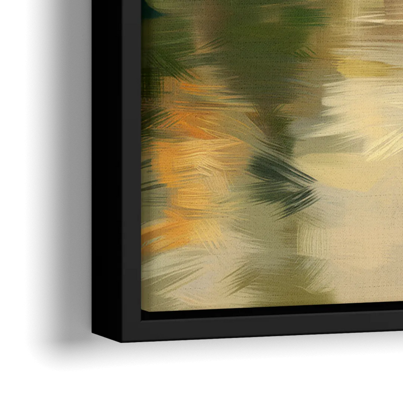 Austin Greenbelt Escape - Close-Up Black Frame Canvas