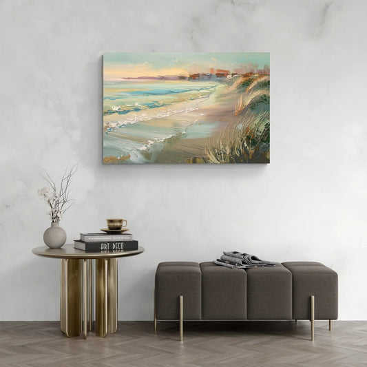 Seaside Shoreline Escape - Canvas Wall Art Living Room