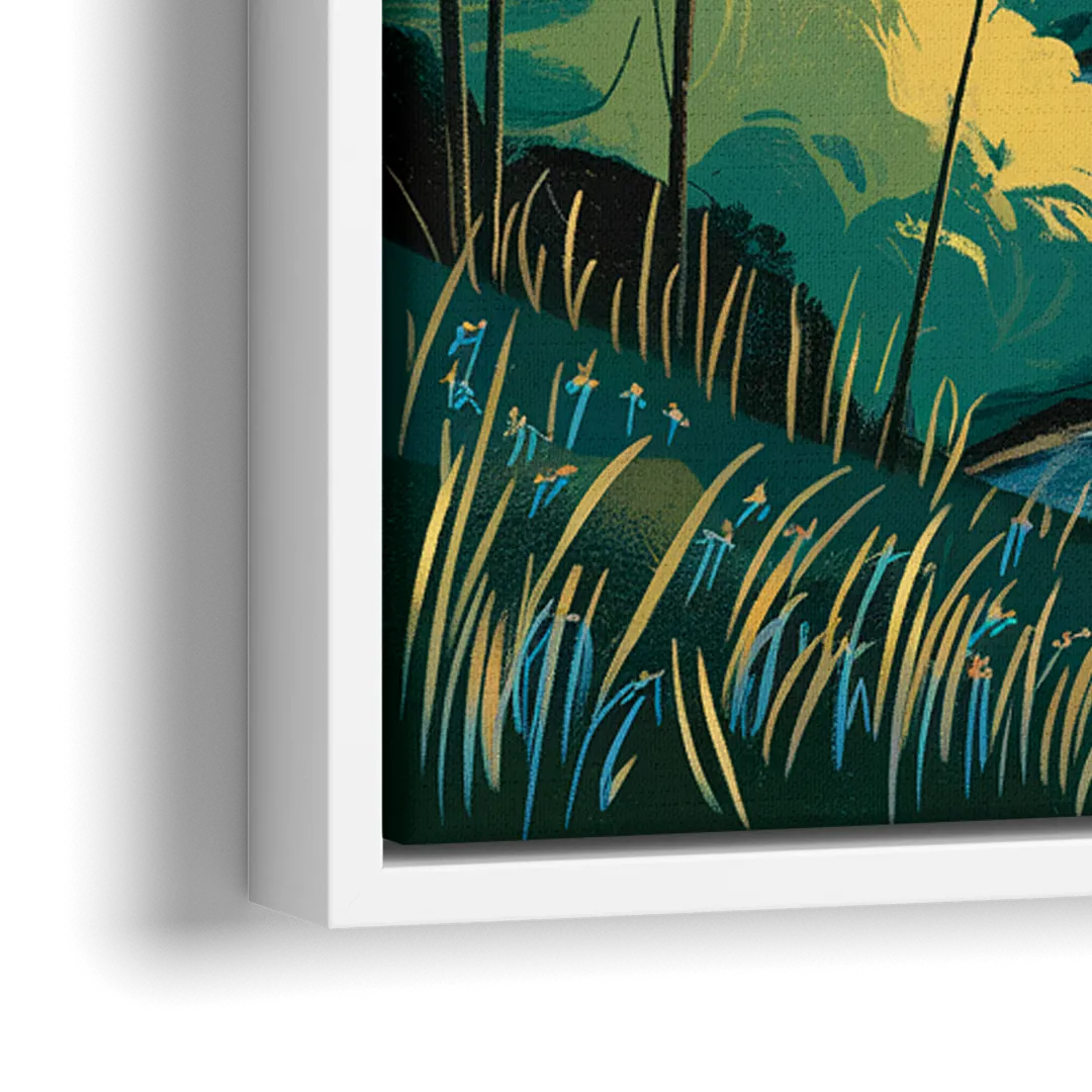 Knoxville Cherokee Heritage - Close-Up White Frame Canvas