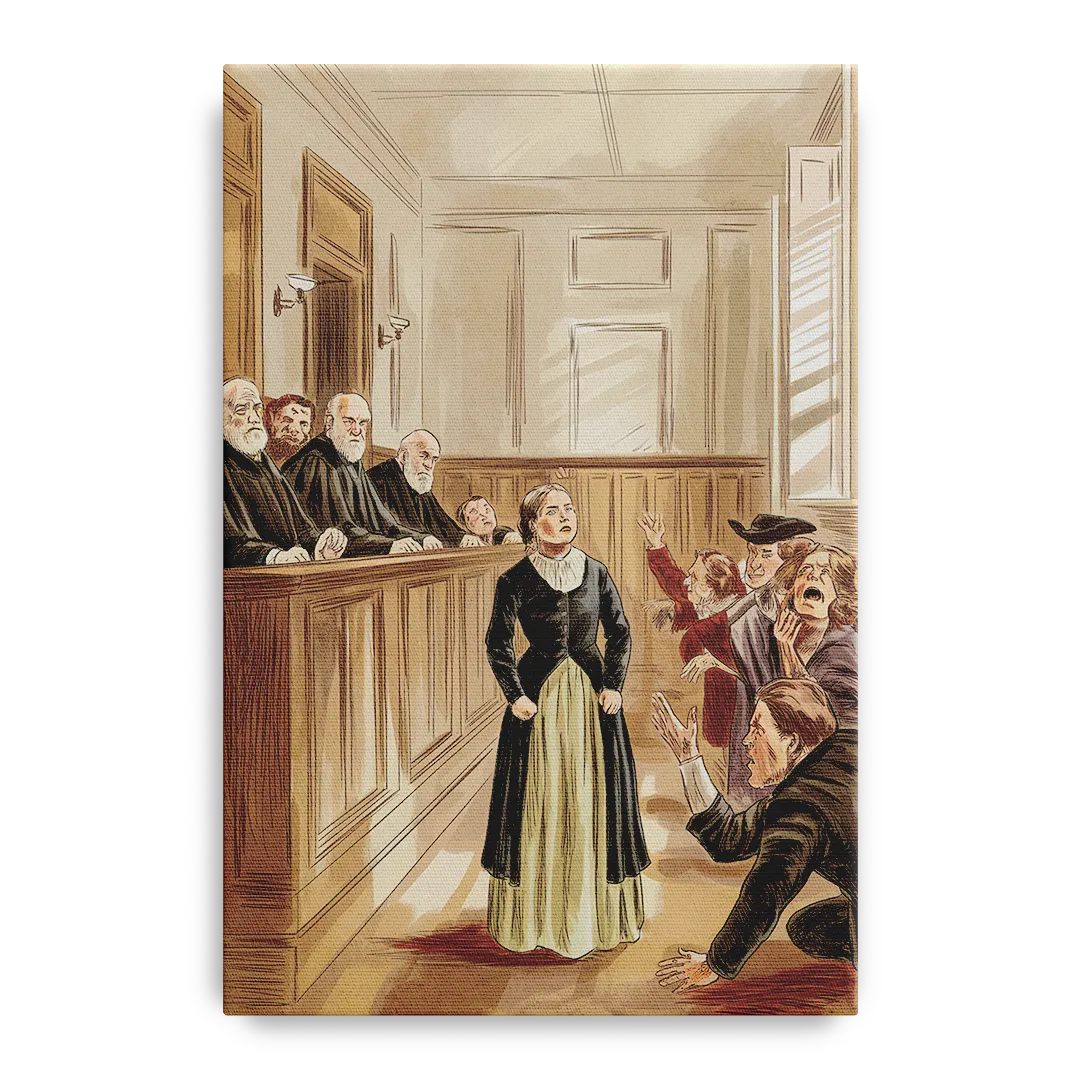 Salem Witch Trials Tribute - Canvas Wall Art