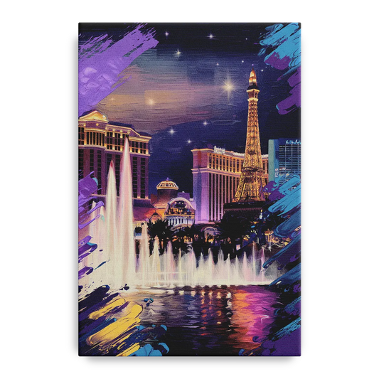 Henderson Vegas Vibes - Canvas Wall Art