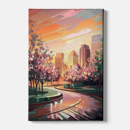 Anaheim Cityscape Vibes - Canvas Wall Art