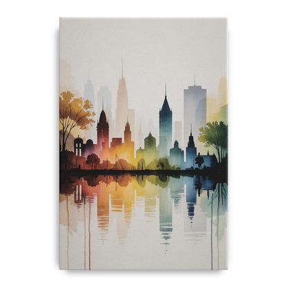 Quebec City Skyline - Canvas Wall Art