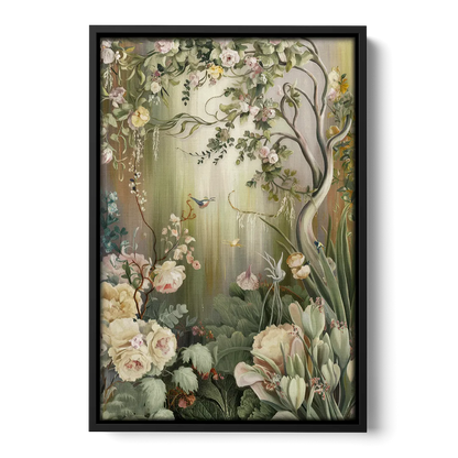 Birmingham Botanical Gardens - Black Frame Canvas