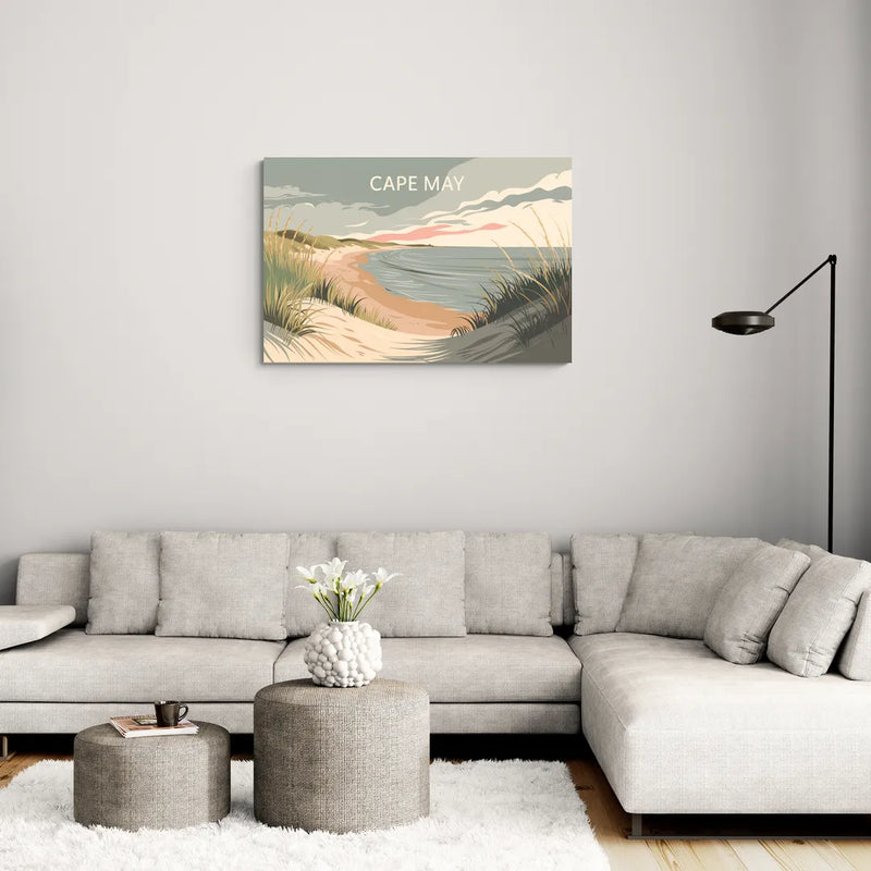 Cape May Ocean Breeze - Canvas Wall Art Living Room