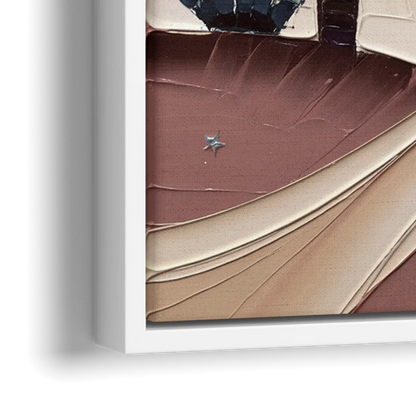 Scottsdale Desert Nights - Close-Up White Frame Canvas
