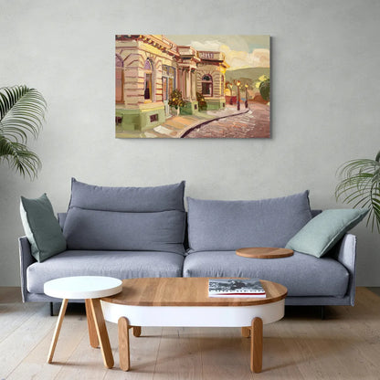 Dunedin Historic Architecture - Canvas Wall Art Living Room