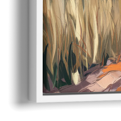 Plano Nature Trails - Close-Up White Frame Canvas
