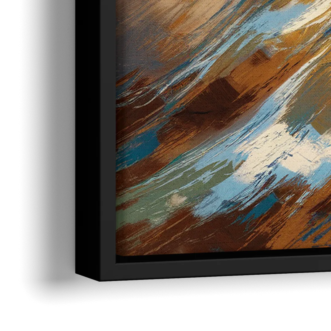 Camden Historic Waterfront - Close-Up Black Frame Canvas