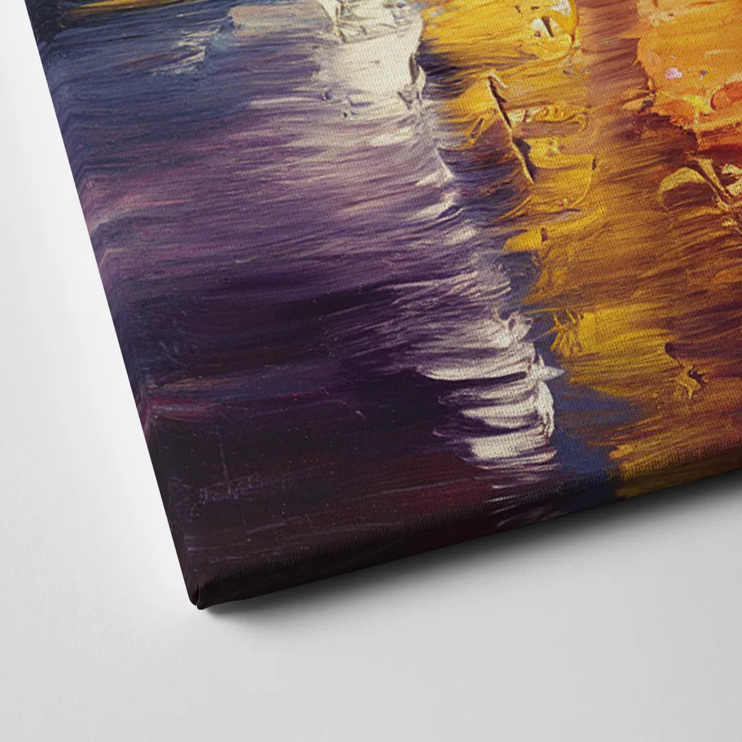 Nashville Cumberland River Views Canvas Close Up