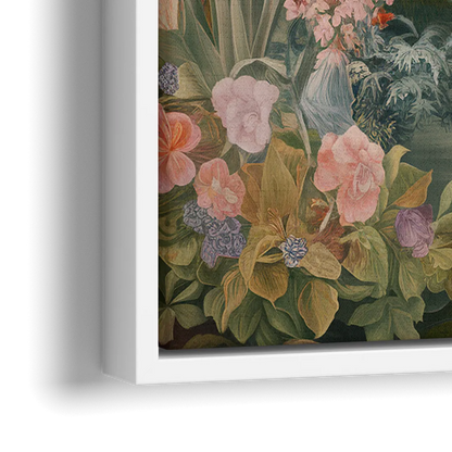 Fayetteville Botanical Gardens - Close-Up White Frame Canvas