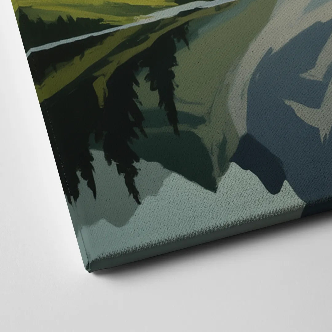 Alpine Adventure Canvas Close Up