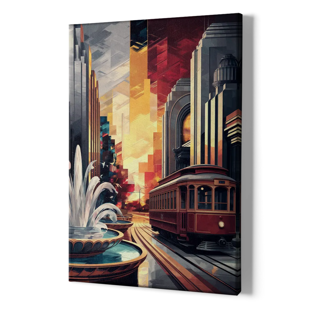 Kansas City Cultural Icons - Canvas Print Art Sides