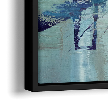 Corpus Christi Harbor Bridge - Close-Up Black Frame Canvas