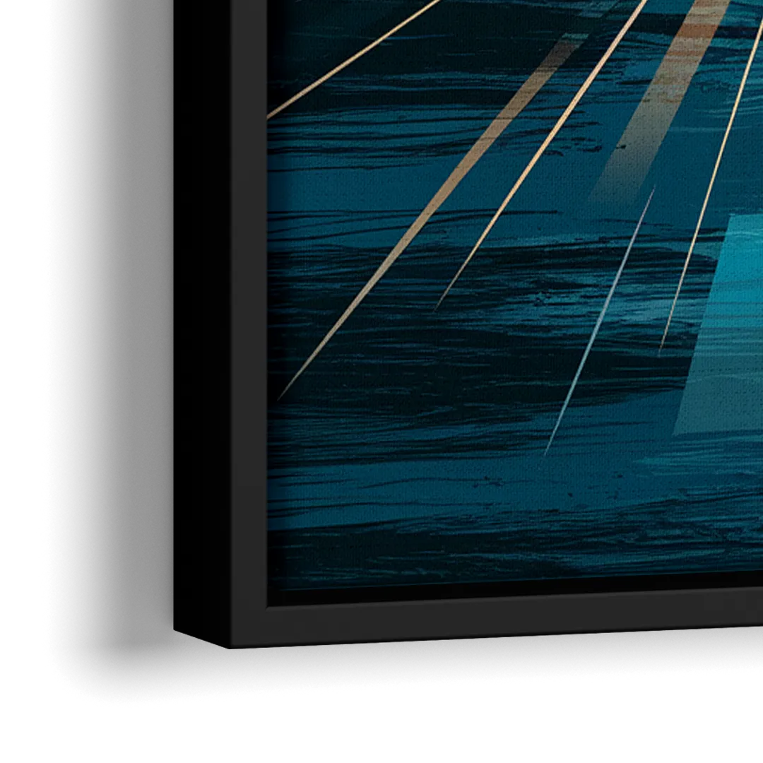 El Paso Downtown Vibes - Close-Up Black Frame Canvas