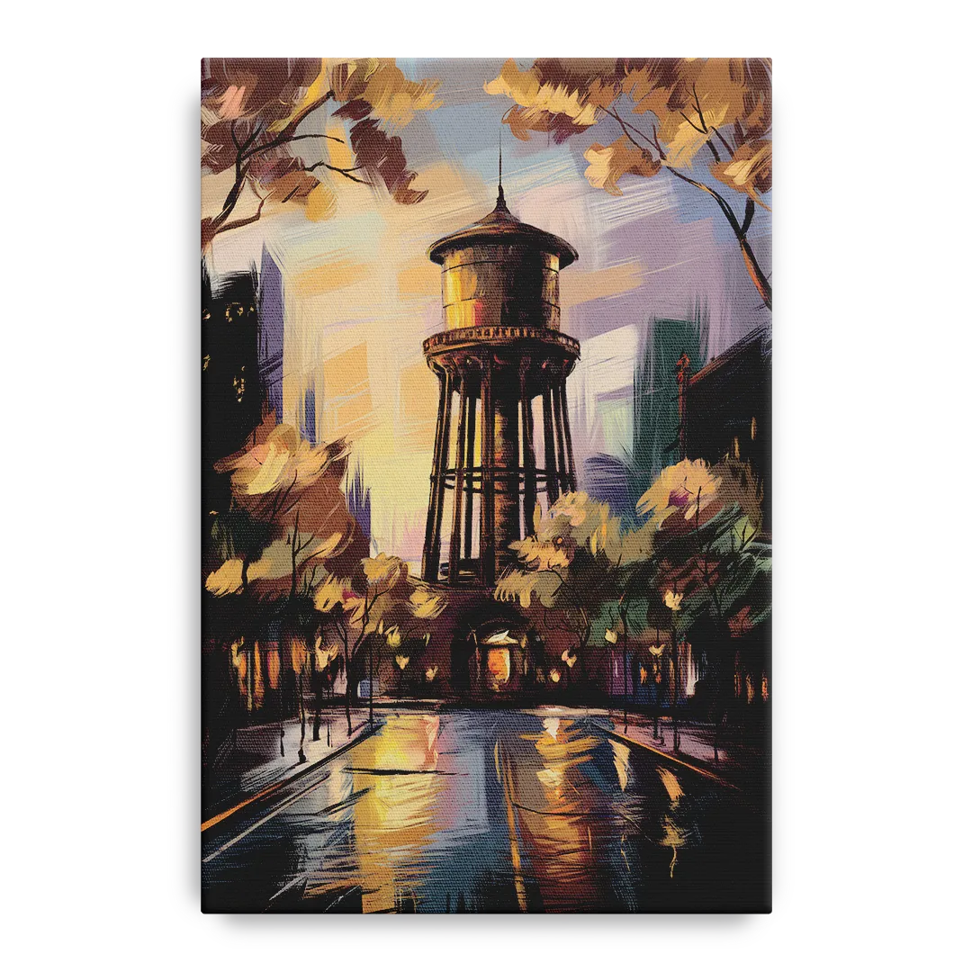 Chicago Historic Water Tower - Canvas Wall Art