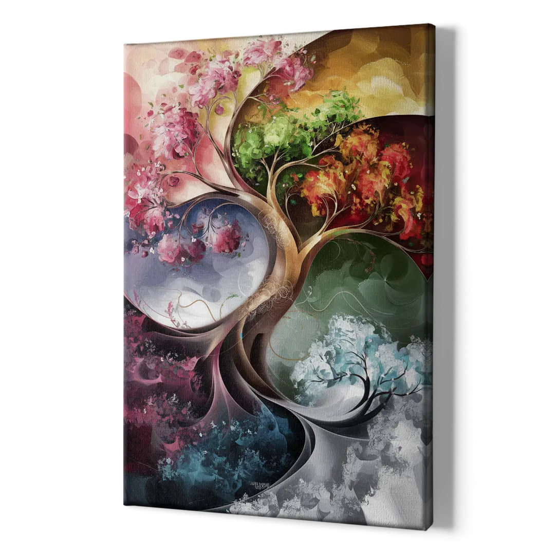 Ashland Vibrant Seasons - Canvas Print Art Sides