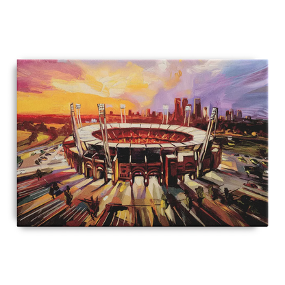 Kansas City Chiefs Stadium - Canvas Wall Art