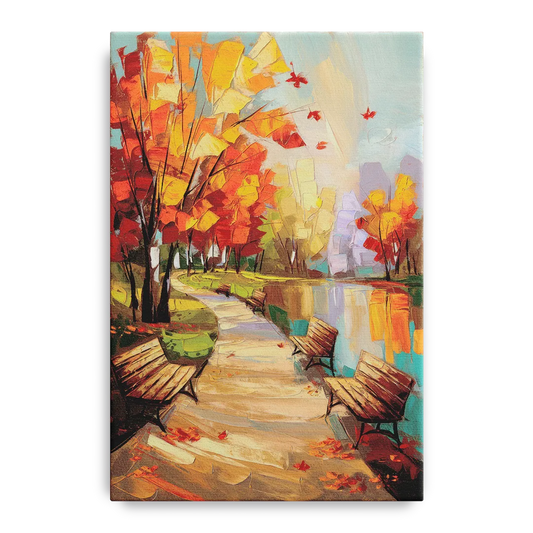 Park City Autumn Colors - Canvas Wall Art